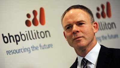 BHP CEO sees high iron ore price for up to two years